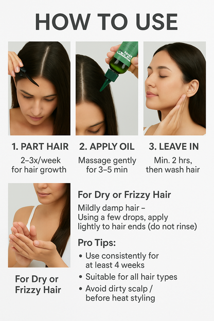 Rosemary Mint Scalp & Hair Strengthening Oil