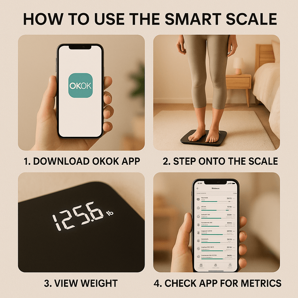 Smart Bluetooth Weight Scale | Track. Improve. Stay Fit! - Talec