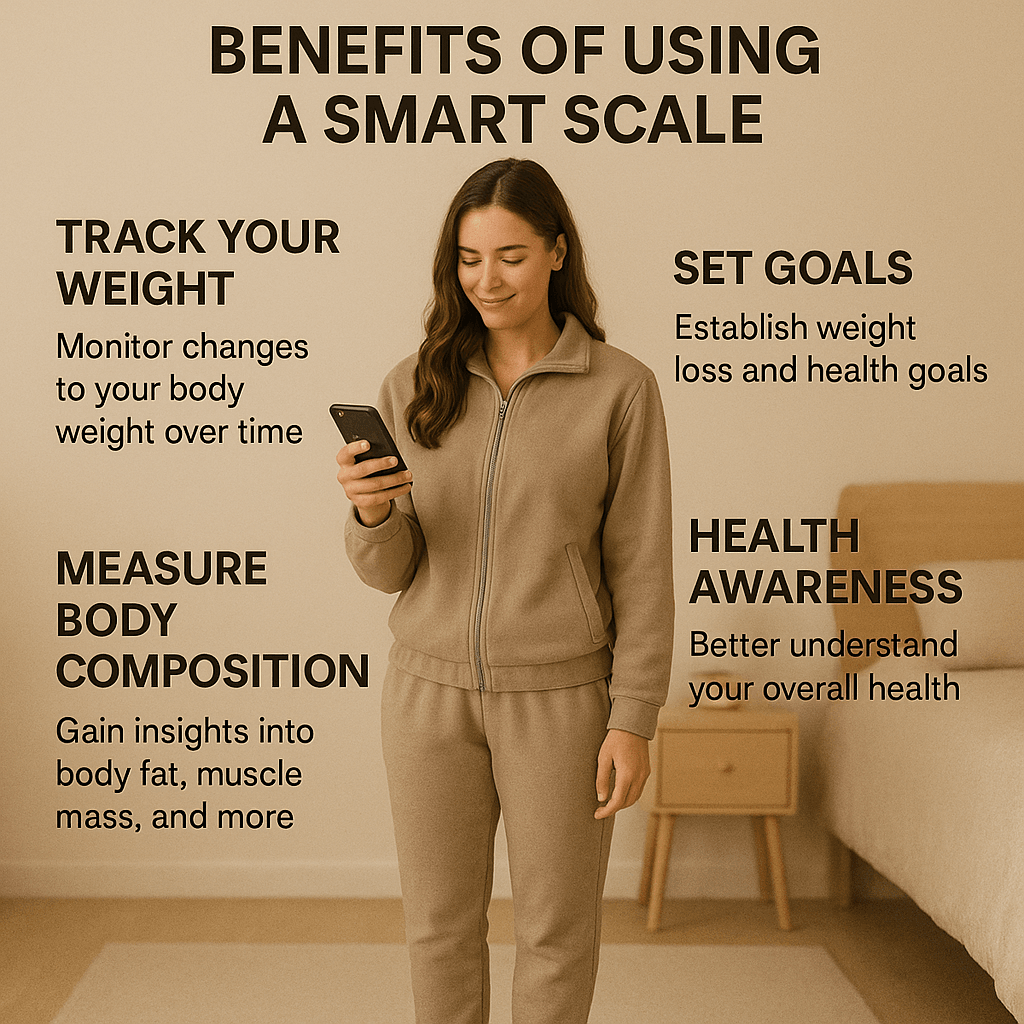 Smart Bluetooth Weight Scale | Track. Improve. Stay Fit! - Talec