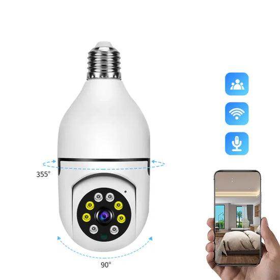 Night Vision Wireless Bulb Camera - Talec