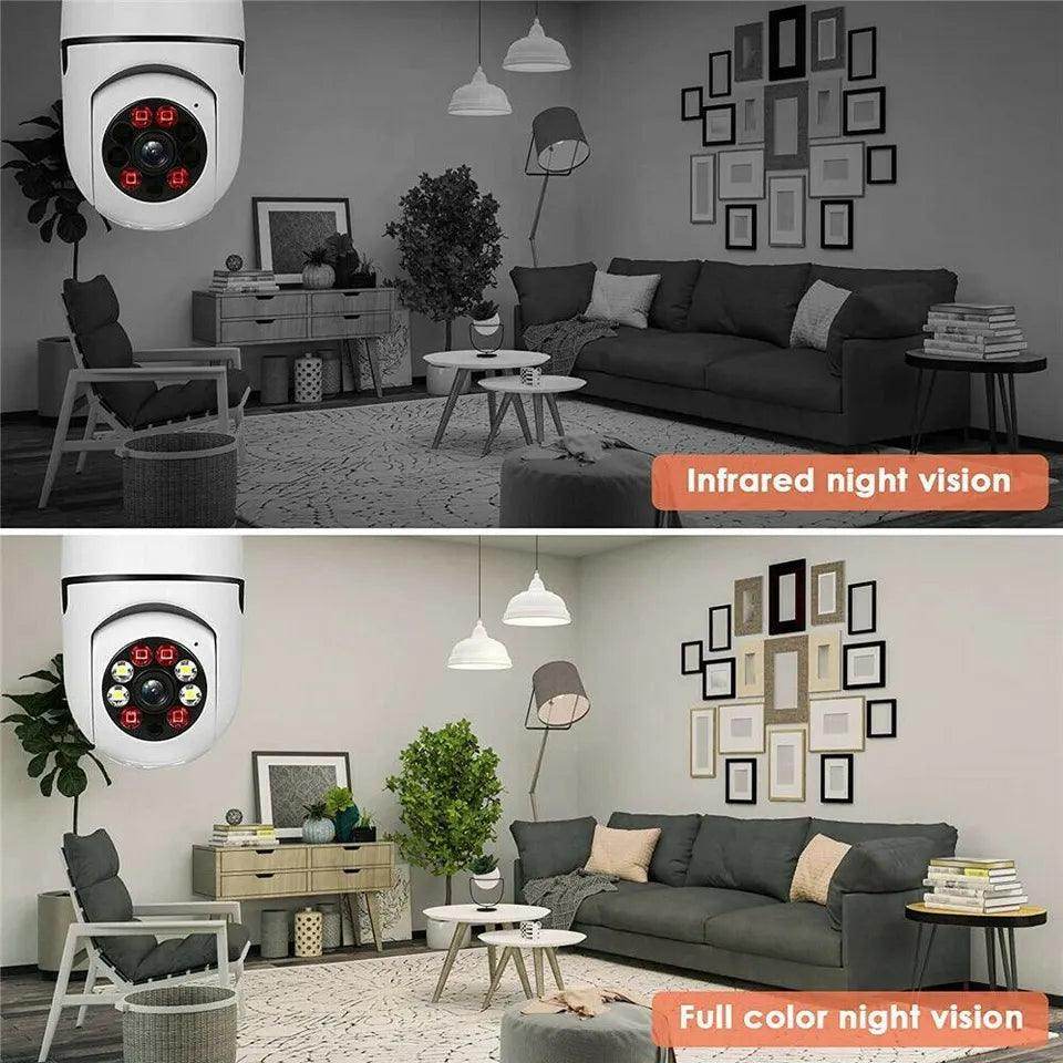Night Vision Wireless Bulb Camera - Talec